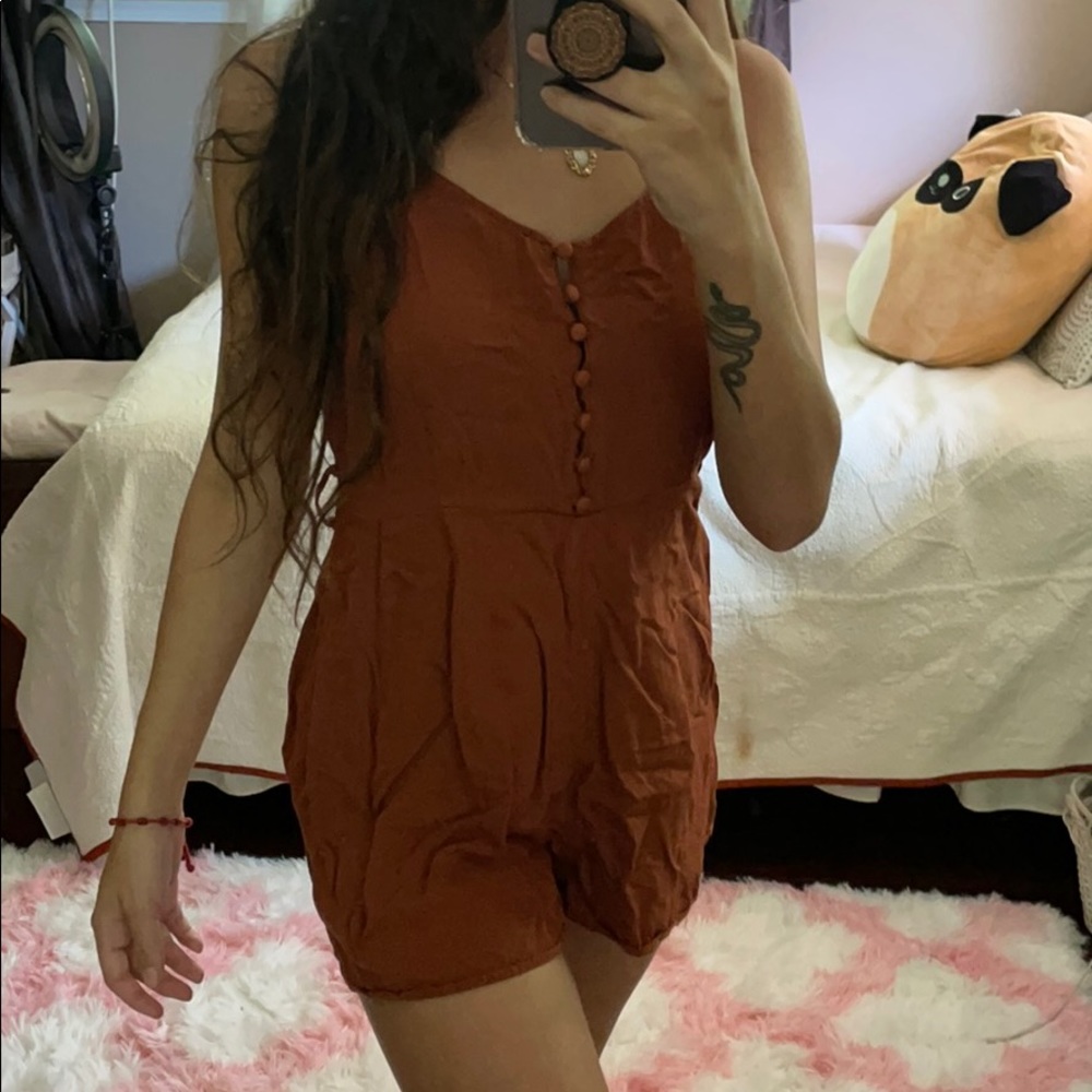 Brown romper